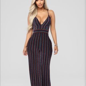 Multicolor jump suit